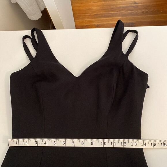 Vintage 80's Reggio Black Strappy Gown Size 4 - Picture 10 of 13